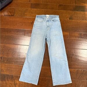 Frame Denim Light Blue Wide Leg Jeans